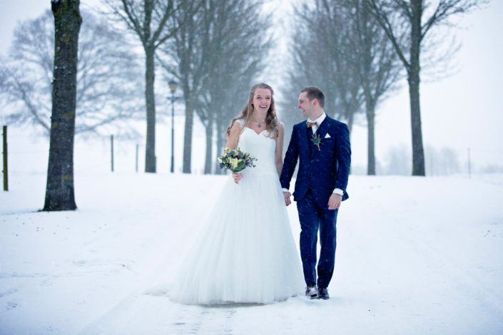 Bryllupsfotograf vinter Viborg